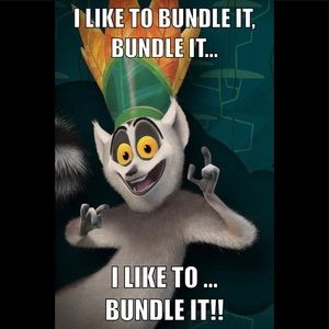 I like to bundle!